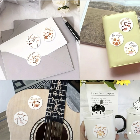 500pcs 😺  Thank you Stickers.NEW - Picture 6 of 6